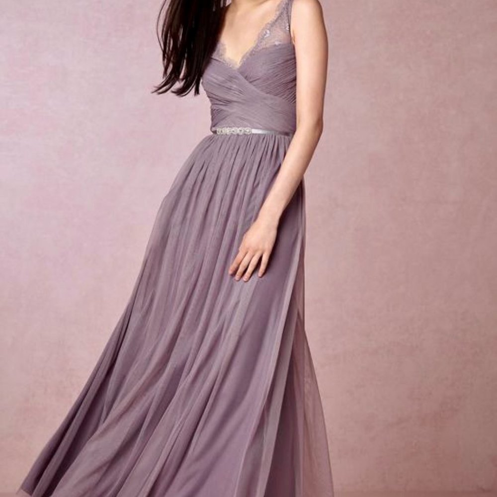 BHLDN Hithterto FLEUR Dress - Purple Sz 2